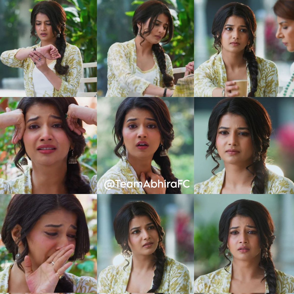 "In every tear, every emotion, every glance – Abhira's beauty shines unmatched.

[ #SamridhiiShukla #AbhiraSharma #yrkkh ]