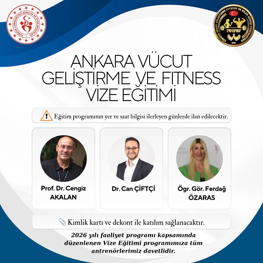 Vücut Geliştirme Fitness ve Bilek Güreşi Fed. tweet media