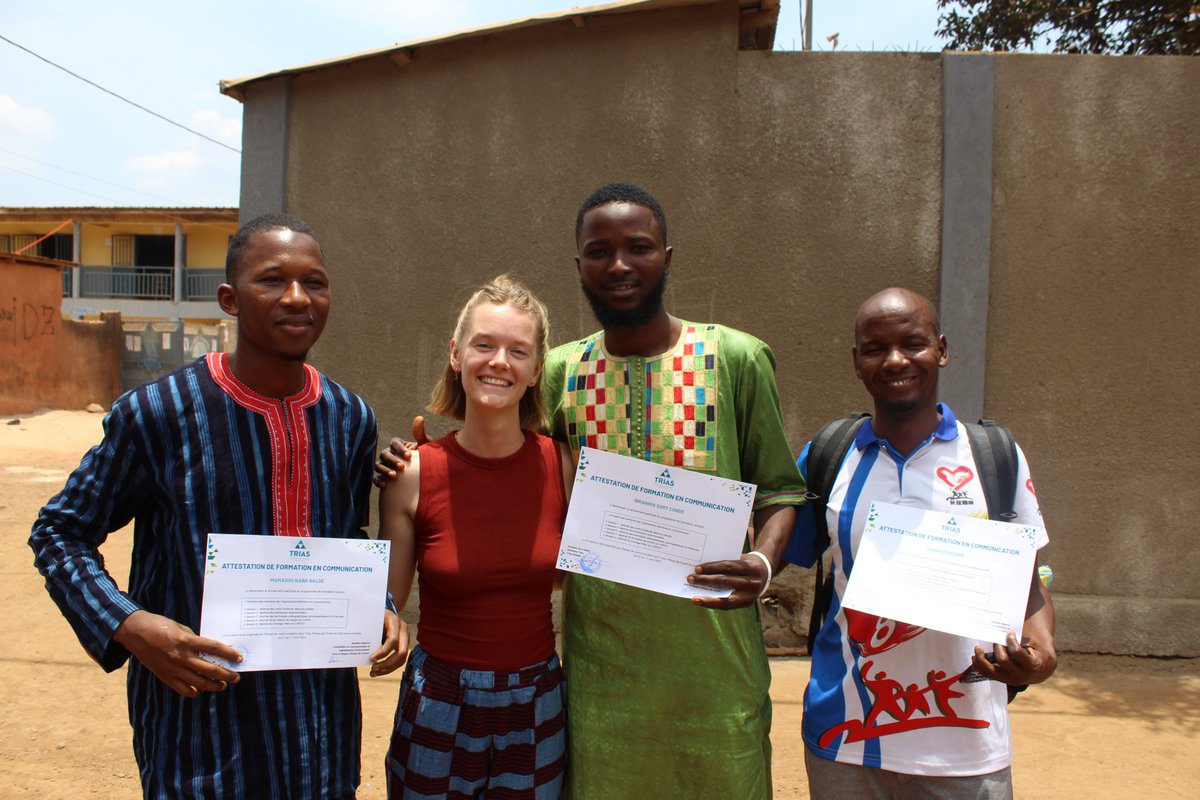 Enabel_Belgium's tweet photo. 🌱 Meet Apolline – Junior Expert in Communication with @TriasEastAfrica in Guinea since Oct 2024.
From her first job abroad to building a communication strategy from scratch, she’s connecting with women’s groups & farmer cooperatives, learning, adapting & growing every day. 🌍
Read her story: https://t.co/RX1VZdZk1O