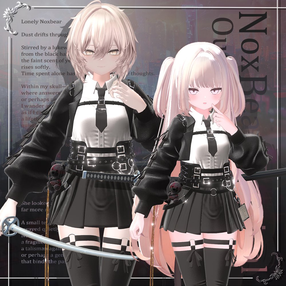 🎁3D衣装『NoxBear Tactical Outfit』
プレゼント企画🎁
#Millenoa #VRChat #booth_pm

📎taromin.booth.pm/items/8001450

📢本日 17:00 販売開始！

⚡️発売記念超ビッグセール開催中⚡️
お得に手に入るチャンスをお見逃しなく‼️

✅リポスト
✅フォロー
✅BOOTHにスキ💖
(スキ150増えるごとに当選枠+1！)
