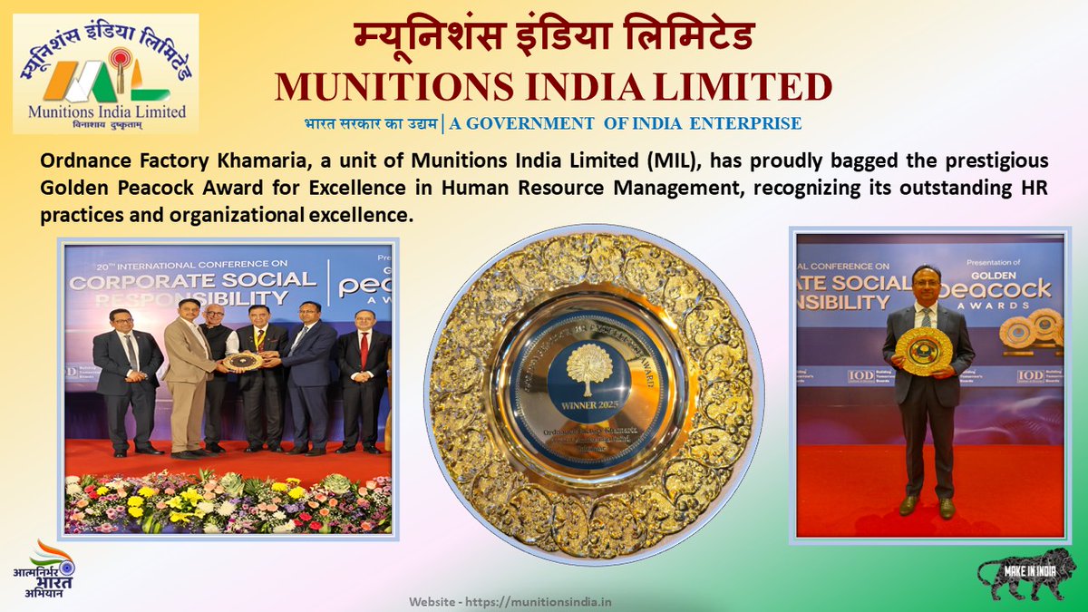 Munitions India Limited (MIL) tweet media