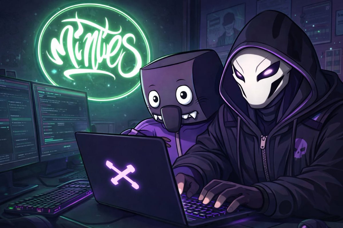 MINTIES X Glitch Syndicate

🎟7 GTD 20 FCFS SPOTS ( FREE MINTS )

➠ Supply:3333
➠ Chain: ETH
➠ Mint Price : Free Mint
➠Mint Date : Feb 24

Requirements:
➠ Follow <a href="/MintiesNFT/">Minties</a>  and  <a href="/glitchsyndicat/">Glitch Syndicate</a> 
➠ Like &amp; Retweet
➠ Tag 2 friends
➠ Drop your EVM Address

Stay Minties