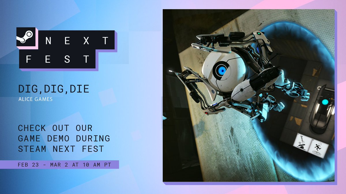 Digdigdiegame's tweet photo. ⛏️ Dig Dig Die is coming to Steam Next Fest (Feb 23 – Mar 2)!

Wishlist now &amp; play the demo during the fest to support us 🔥
 https://t.co/ns7F443Wf0

#IndieHorror #HorrorGame #CoopHorror #SurvivalHorror #DungeonCrawler #SpookyGames #OnlineCoop #SteamNextFest https://t.co/w5Pd63yDBu