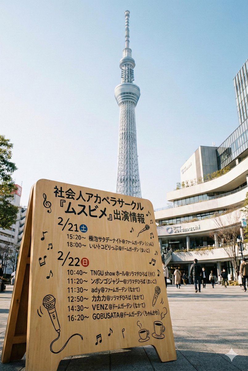 社会人アカペラサークル🎗️ムスビメ🎗️ tweet media
