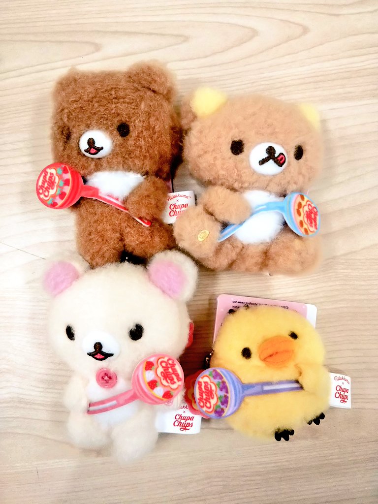 新景品情報】 #リラックマ×チュッパチャプス マスコットキーチェーン