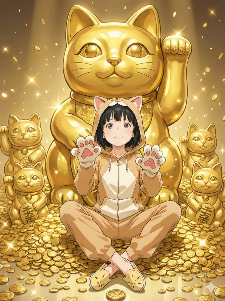 AIなないろ猫むすめ SFW illustration 参加させていただきます🤗 招き