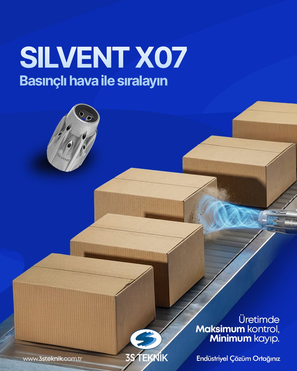 SILVENT X07  Basınçlı hava ile sıralayın!

Hareketli makine parçaları ile sıralama endüstride yaygındır. Bu, avantajlı bir şekilde basınçlı hava ile üfleme ile değiştirilebilecek büyük bir yaralanma riskini beraberinde getirir.

Bizi ziyaret edin.
3steknik.com.tr