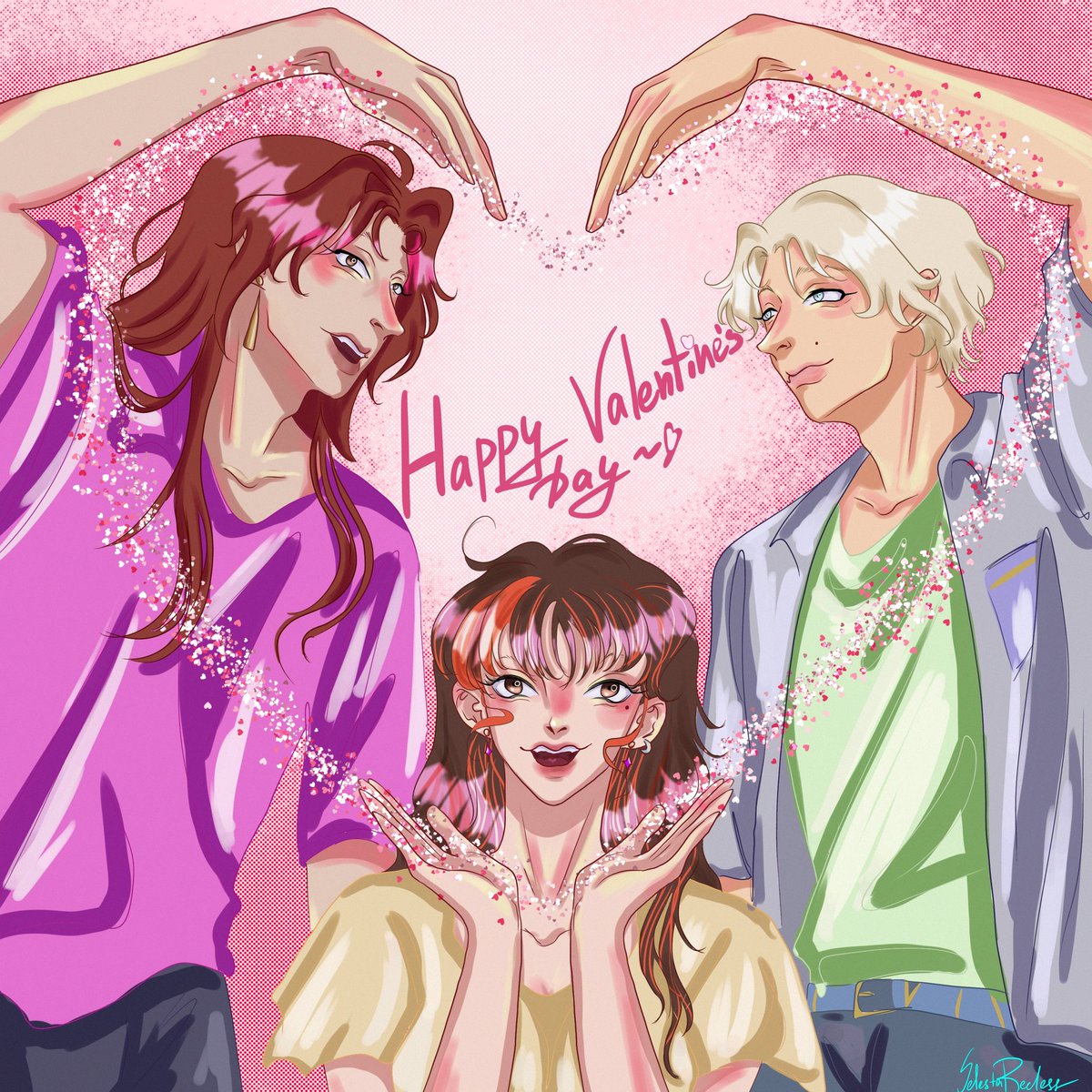 Happy belated Valentine's Day 💖

#SelestaRecless #art