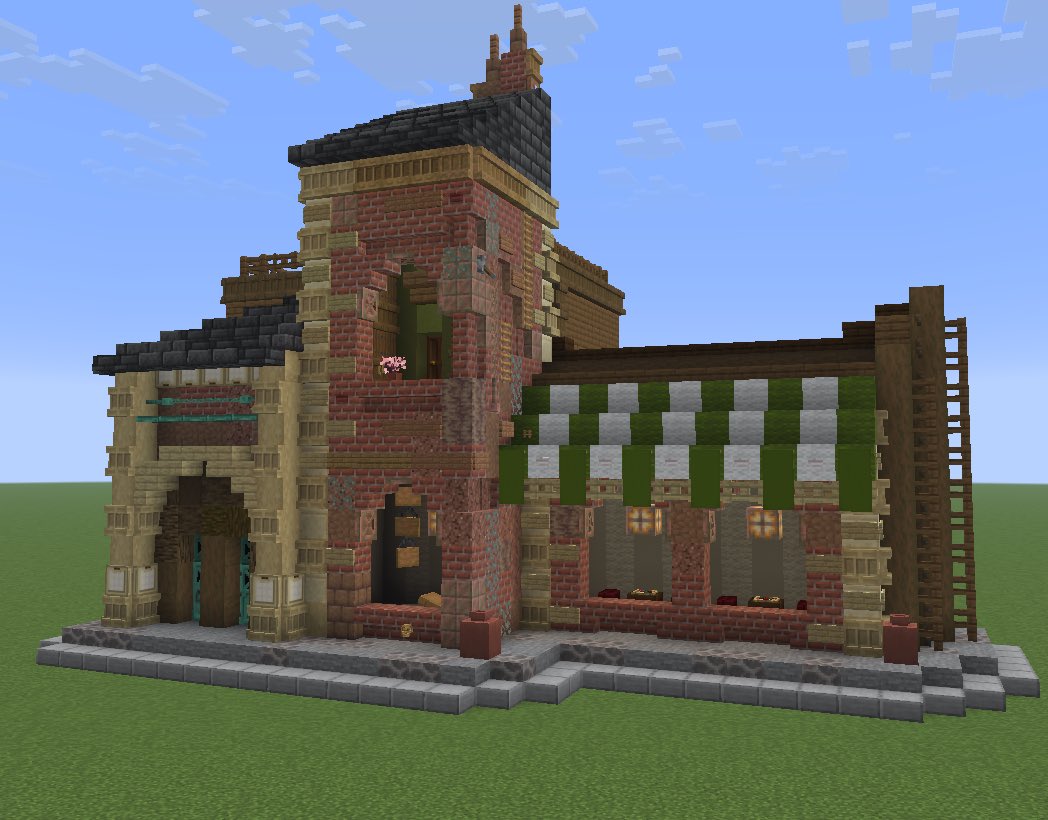 Building practice….kind of a pizzeria type thing…? Idk I had 2 AM brain and was just going for it lol