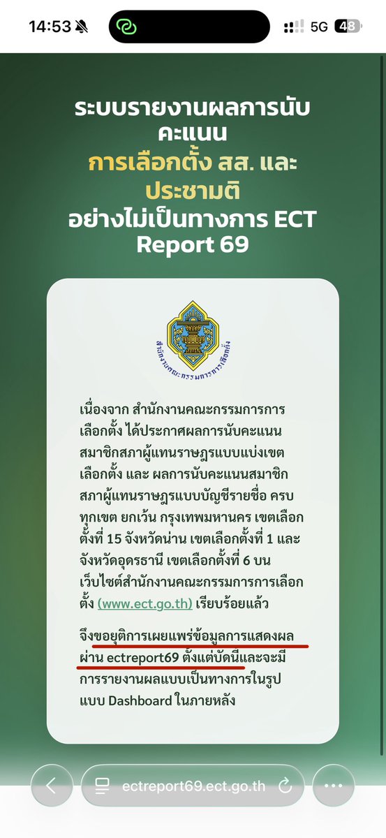 อ้าว!! ปิดไม่ให้ดูซะงั้นโคตรโปร่งใสเลย

เมื่อผลคะแนนไม่ 100%สักที
รีบแก้ปัญหา❌
ยุติเผยแพร่✅