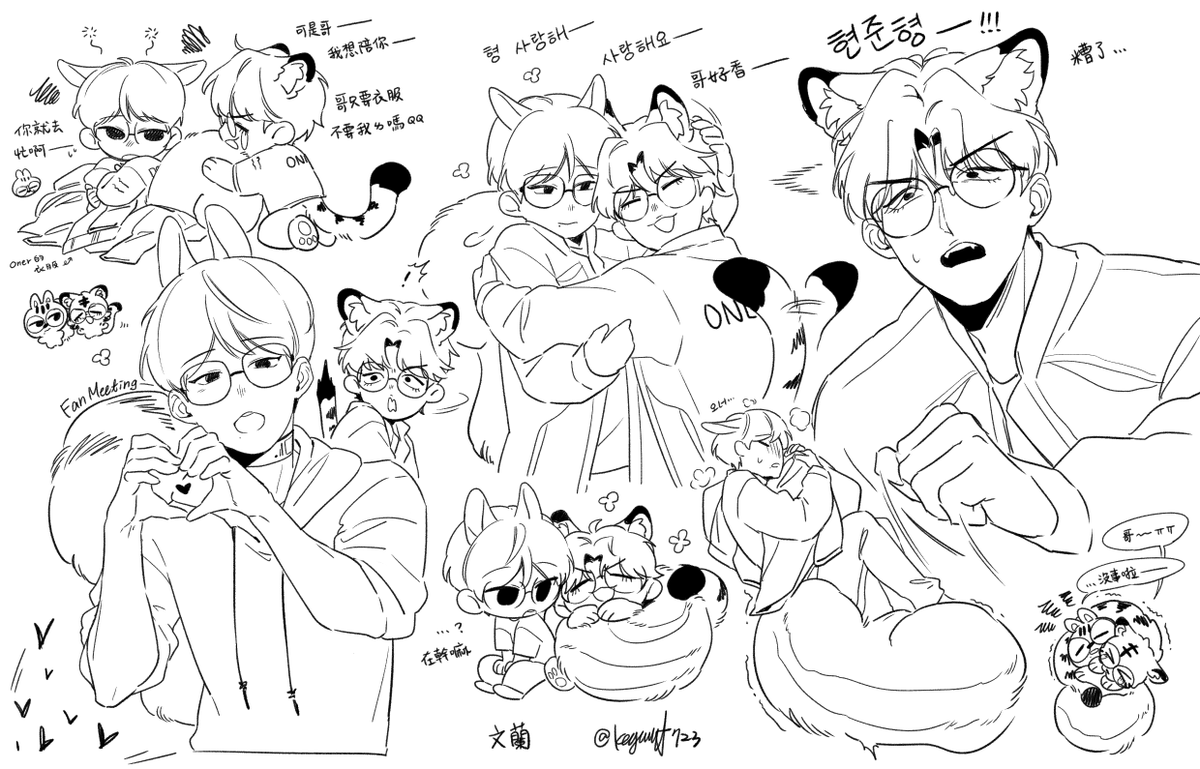 keywolf723's tweet photo. 畫一點小動物貼貼 https://t.co/YRqYlJkpoo