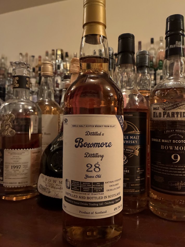 ボウモア1997-2025 28年 新入荷 世界的なウイスキーコレクターで当店の