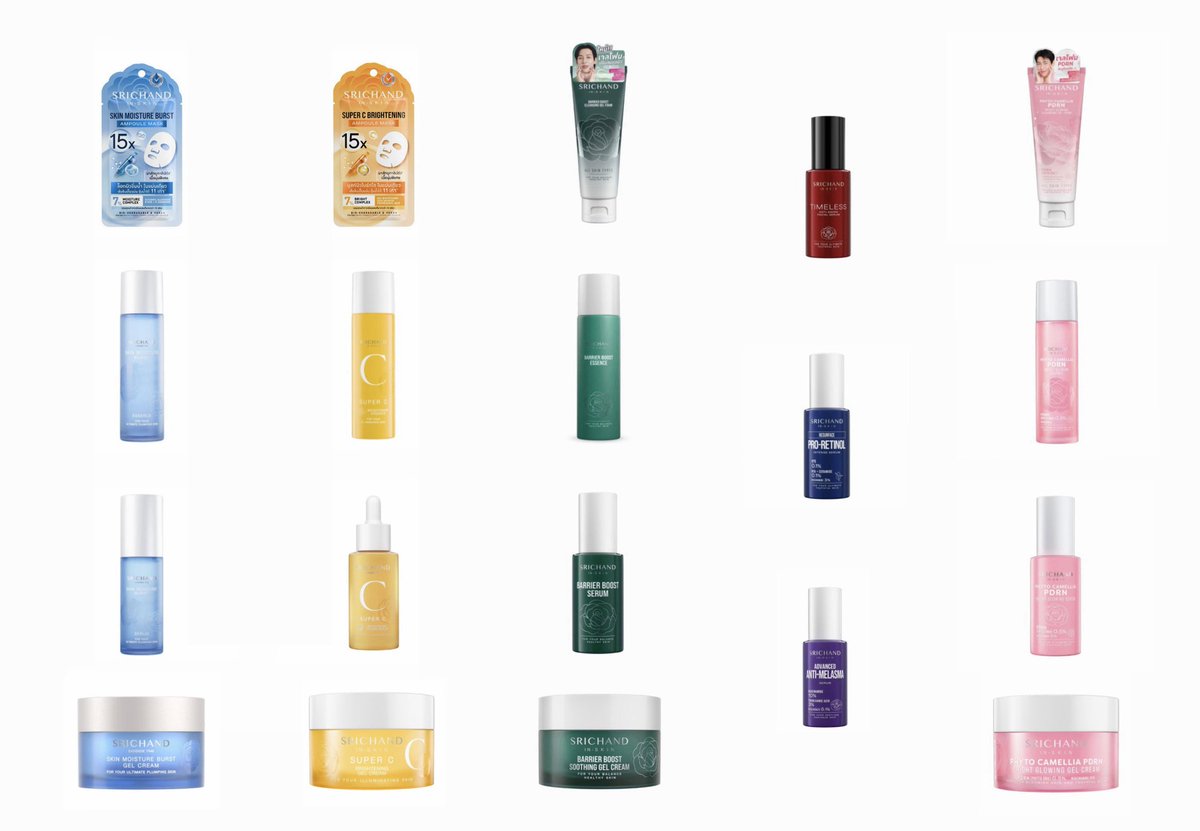 สรุปตามความเข้าใจ เลือกใช้ได้ตามสภาพผิว😂
🩵 เติมน้ำให้ผิวอิ่มฟู
💛 ผิวกระจ่างใส
💚 ปรับสมดุลผิวให้แข็งแรง
❤️ ลดเลือนริ้วรอย
💙 เผยผิวกลาสสกิน
💜 ลดเลือนฝ้า กระ จุดด่างดำ
🩷 ผิวโกลว์ใส เนียน กระชับ
#SRICHANDProvenByThaisxBamBam
#SRICHANDxBamBam
#SRICHANDINSKIN #SRICHAND