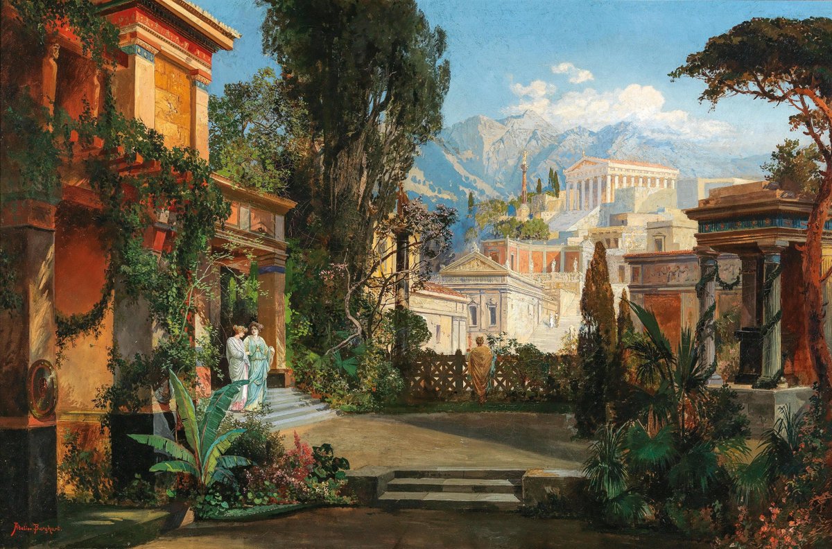 Hermann Burghart - "A View of an Ancient City"