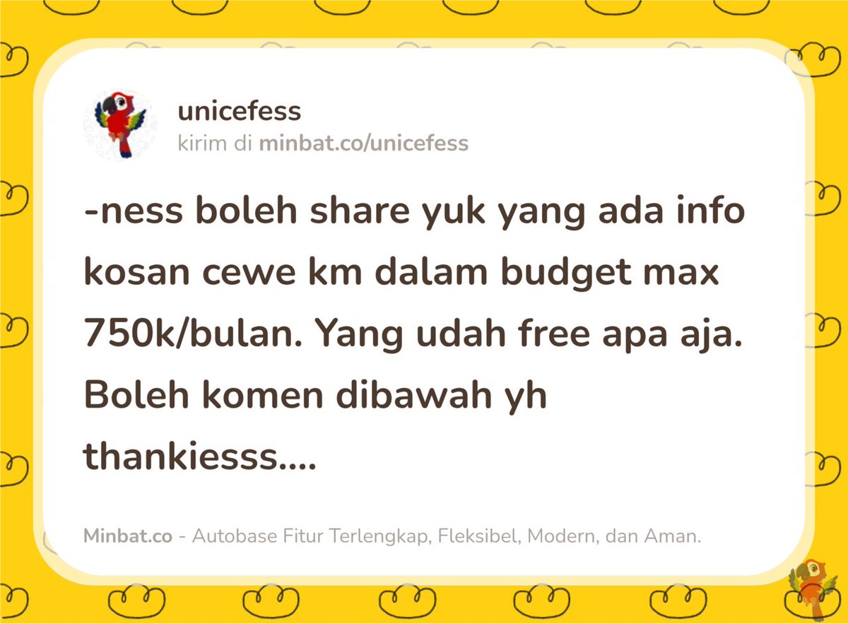 UNNES MENFESS🍌 tweet media
