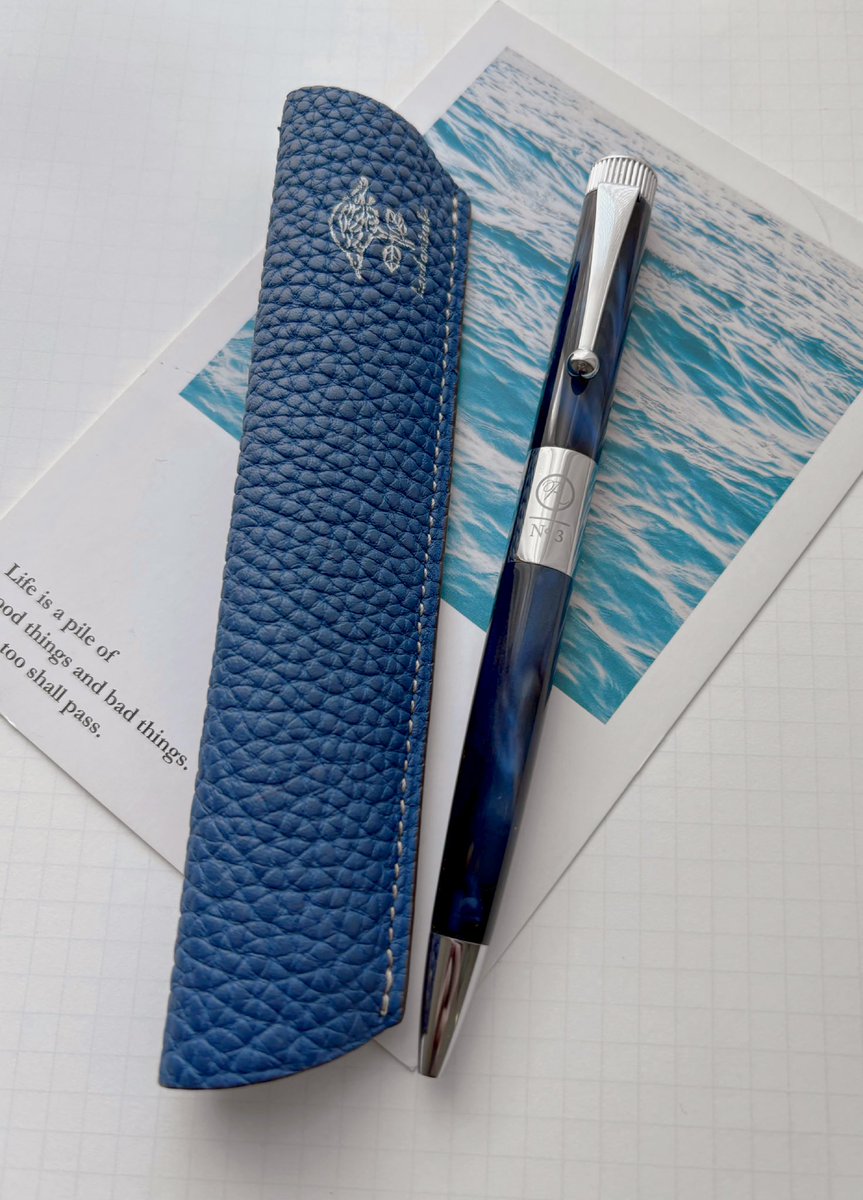 購入品 #stationery ロメオNo.3 イタリアンブルー 手帳用に使おうかな