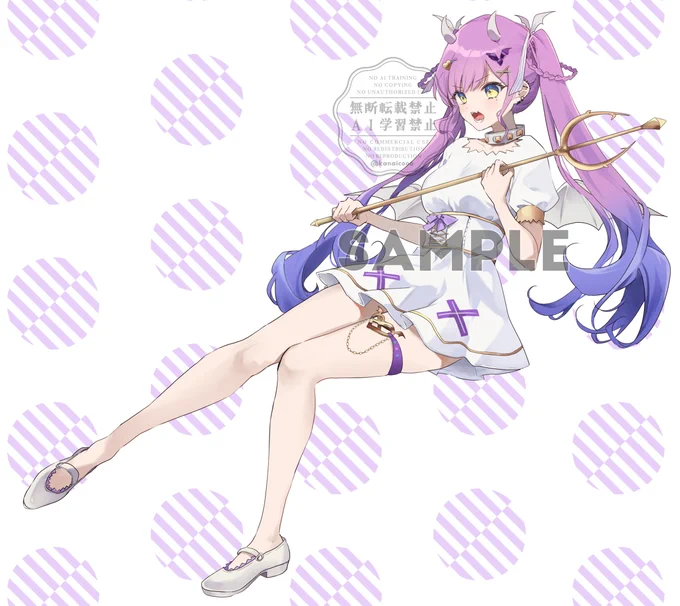 引退されたVライバーの成瀬様の歌ってみた動画用に描いたイラストです