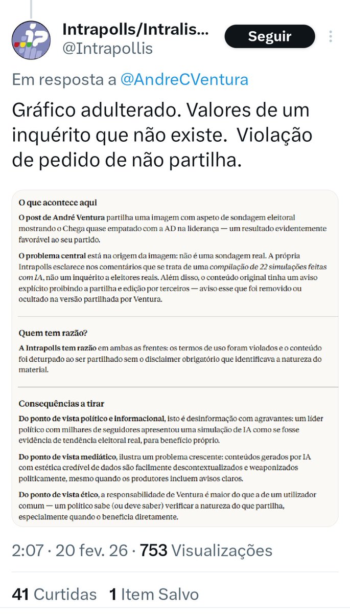 O Ventura a aldrabar!!?? Não posso acreditar!!
Eu tinha vergonha, mas neste caso este personagem já a perdeu há muito tempo...🙄