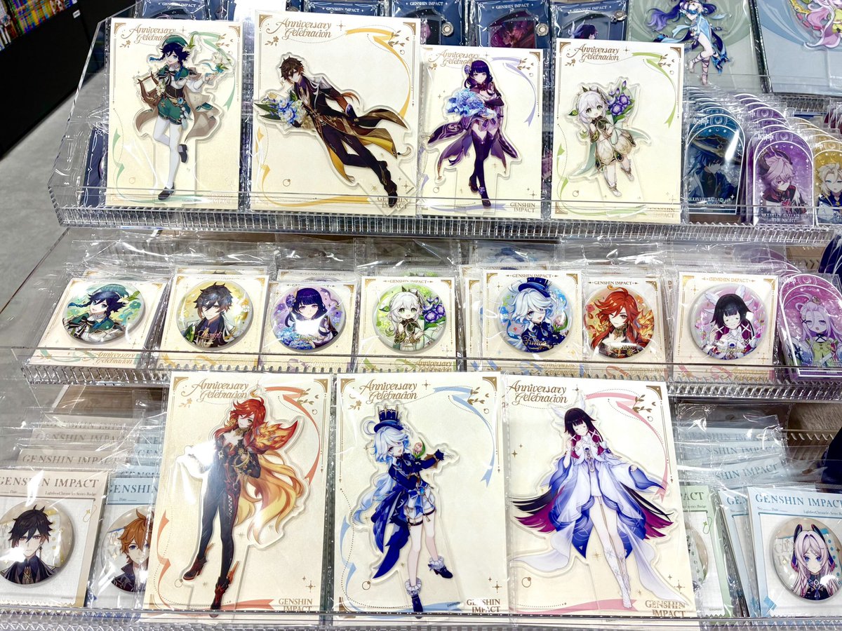 コミLab.】 『原神』 周年記念シリーズから 🎉5周年🎉記念 アクリル