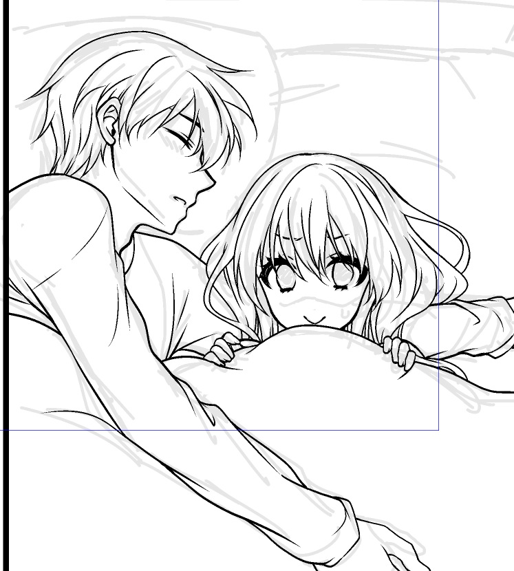 コミスタでペン入れ。
クリスタの方が思ったように線が引けるなーって思った( ◜࿀◝ )
入りの線をもっと自分の思うようにできればクリスタ最高だな!ってなるんだけど・・・
入りをもっと細くしたいけどそのためには補正の数値上げるっぽく・・・補正上げると線にちょっと違和感があるぅ('・ω・`) 