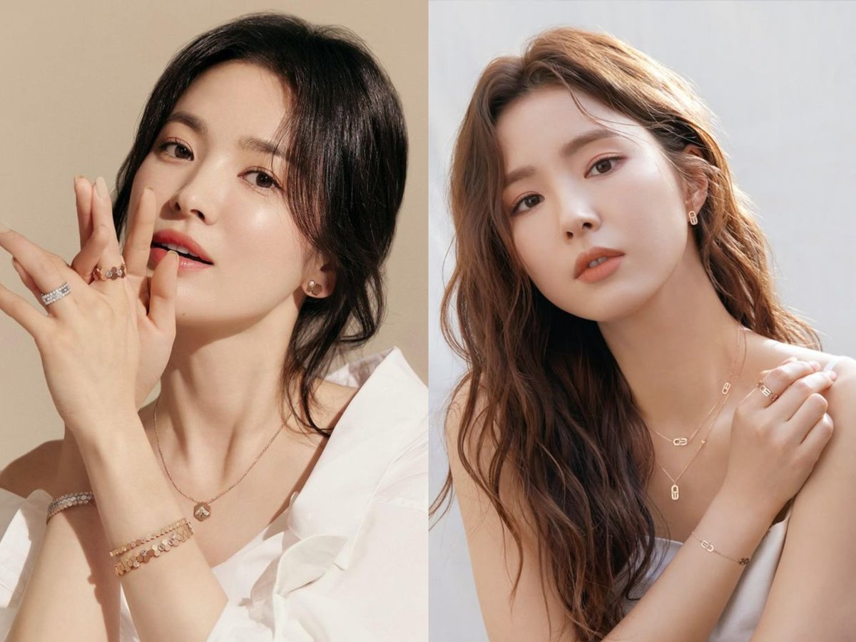 #ShinSeKyung expressed her shy fangirl heart toward senior actress #SongHyeKyo  and her desire to meet her in a project.

Q : "If you were to do a womance, who would you want to work with?" Shin Se-kyung answered without hesitation, "Song Hye-kyo" and smiled shyly.