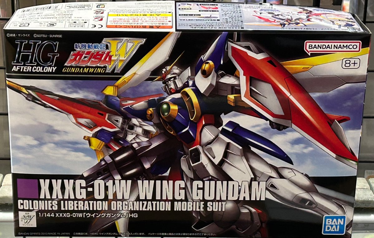 「HGAC 1/144 ウイングガンダム」が本日再入荷しました😀