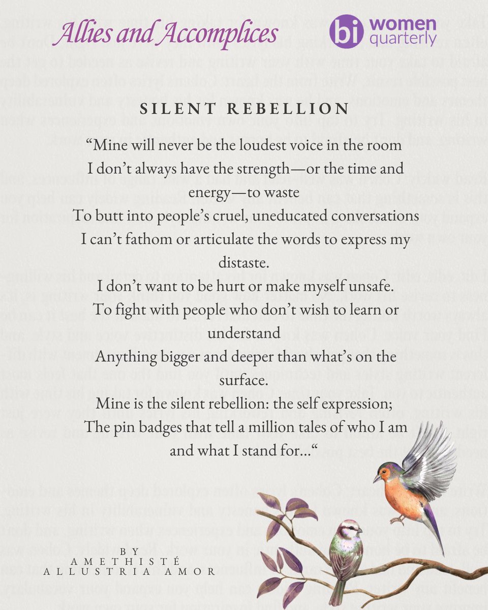 Bi Women Quarterly tweet media