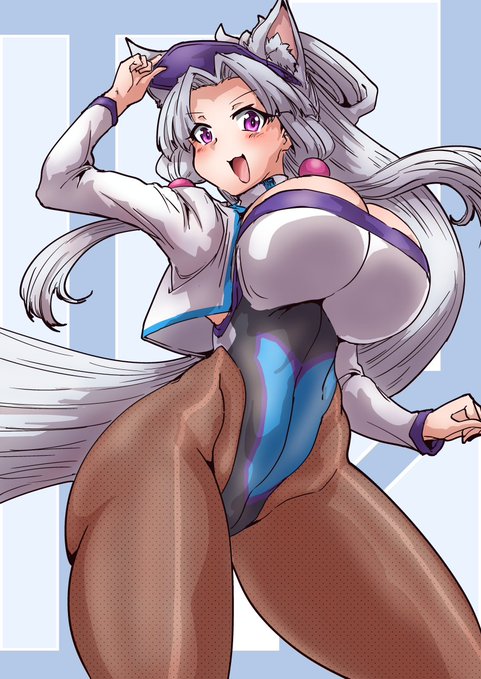 今日の日課はレースクイーン衣装東北イタコさんです 