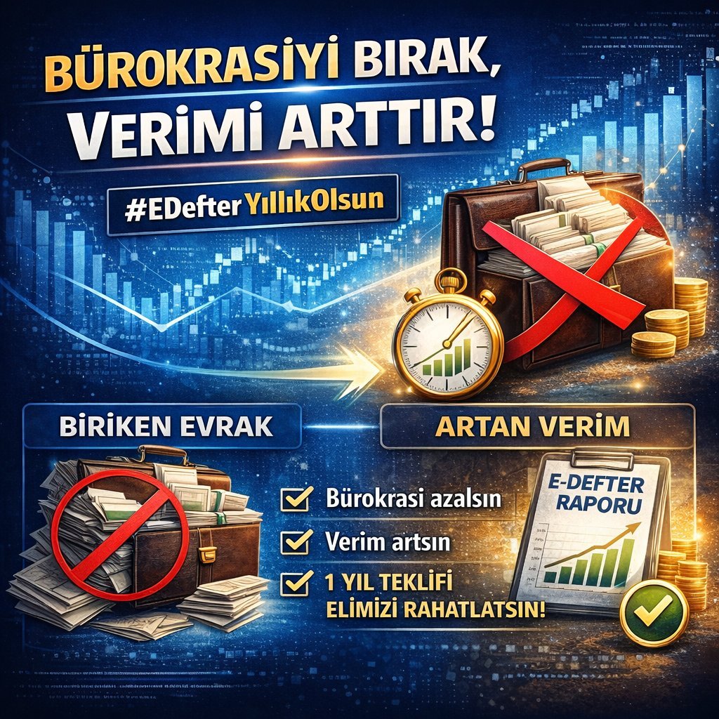 #EDefterYıllıkOlsun 

Mantık ve Talep Basit aslında. 
Her şey e olmuşken ve düzenlenen her faturaya hakimken E Defter Yıllık Olsun, Gelir - Kurumlar Vergisi Sonrasında Beratlar Sistemin Zorlanmayacağı bir Planlama yapılarak gönderilsin.  
Ne Dersiniz?  <a href="/gibsosyalmedya/">Gelir İdaresi Başkanlığı</a>