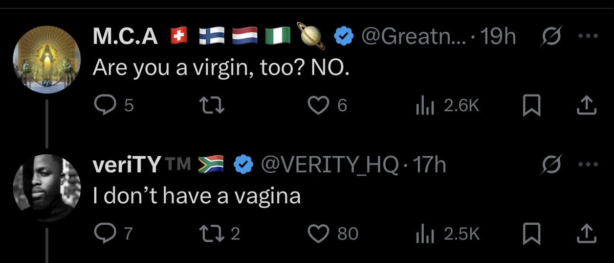 This. Thinking virginity belongs to only one gender.