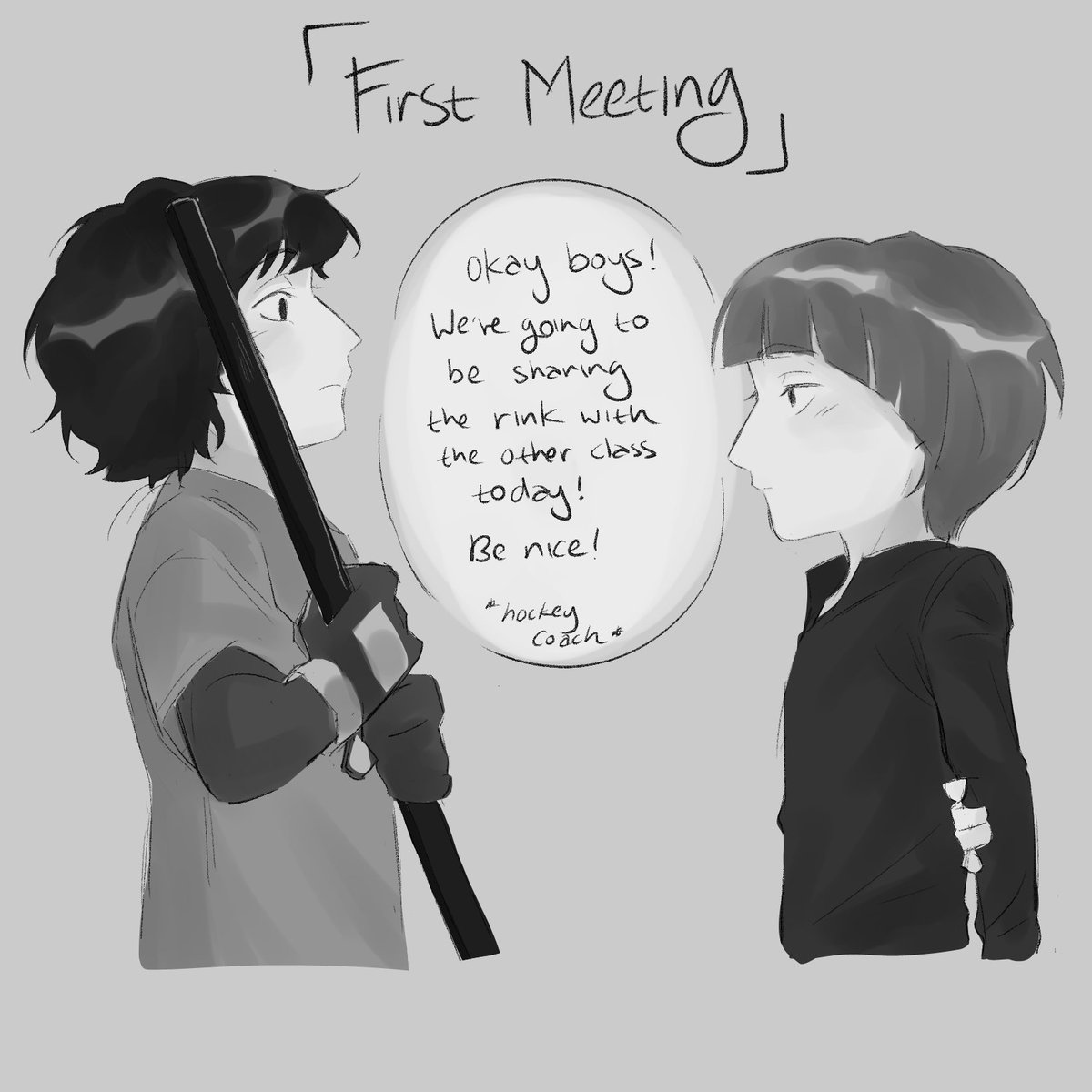 A bit rushed but I wanted to expel this idea out of me (also just an excuse to practice anatomy with Will) #byler