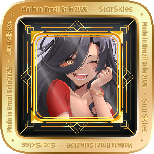 NineMushiVT's tweet photo. 🎉 Que adorável ficou meu emblema da #MadeInBrazilSale com a #StarSkies yeeeh
Espero colecionar mais e mais ^^ https://t.co/0Pj1PxAxeh