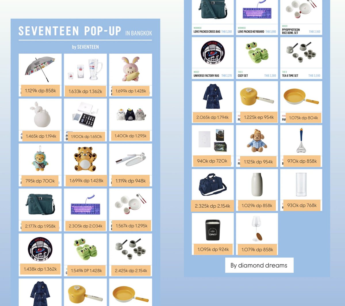 WTS LFB SELL] INA GO 🇮🇩 SEVENTEEN POP-UP in BANGKOK 💸 price