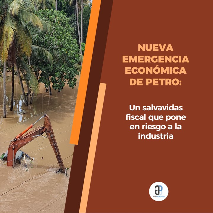gproindustria's tweet photo. 📊 #𝗘𝗰𝗼𝗻𝗼𝗺𝗶́𝗮 || Nueva emergencia económica vía Decreto 0150 de 2026. El Gobierno plantea un impuesto al patrimonio empresarial para recaudar 8 billones mientras persisten dudas sobre ejecución del gasto y control de evasión.
✅ Léelo aquí https://t.co/PrgmfmtzwG https://t.co/fM6fLJhRt2