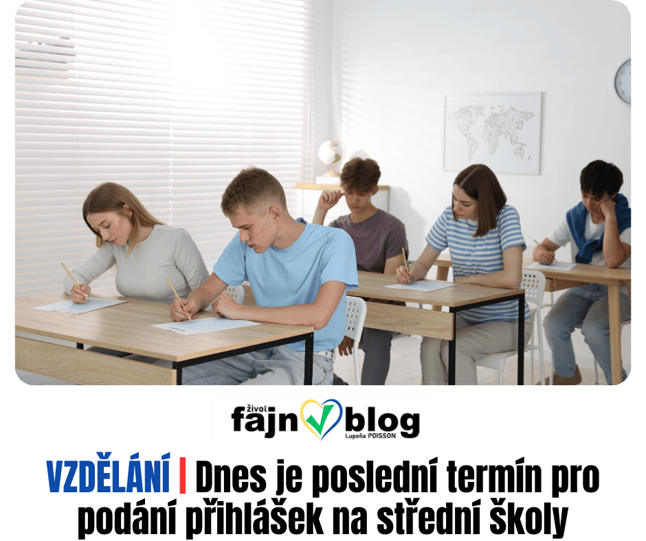 fajnblog's tweet photo. 🚨 POSLEDNÍ ŠANCE PODAT PŘIHLÁŠKU | https://t.co/8PyJZktpRY
Právě dnes, 20. února 2026, je poslední den pro podání přihlášek na SŠ. Čas máte jen do půlnoci! 🕛 Systém DiPSy i poštovní přepážky praskají ve švech. K včerejšímu dni podalo přihlášku přes 139 tisíc uchazečů. 🎒

CO MUSÍTE STIHNOUT ➜ Podat až 3 přihlášky (u talentovek až 5). ➜ Zkontrolovat pořadí škol dle priority. 🔝 ➜ Přiložit skeny všech povinných příloh. Elektronické podání přes identitu občana je nejrychlejší a nejbezpečnější cesta. 💻

DŮLEŽITÉ TERMÍNY 📅 10. & 13. 4. – Zkoušky pro 4leté obory. 📅 14. & 15. 4. – Zkoušky pro gymnázia. 📅 15. 5. – Výsledky v systému.

Držíme všem palce! 🍀🚀