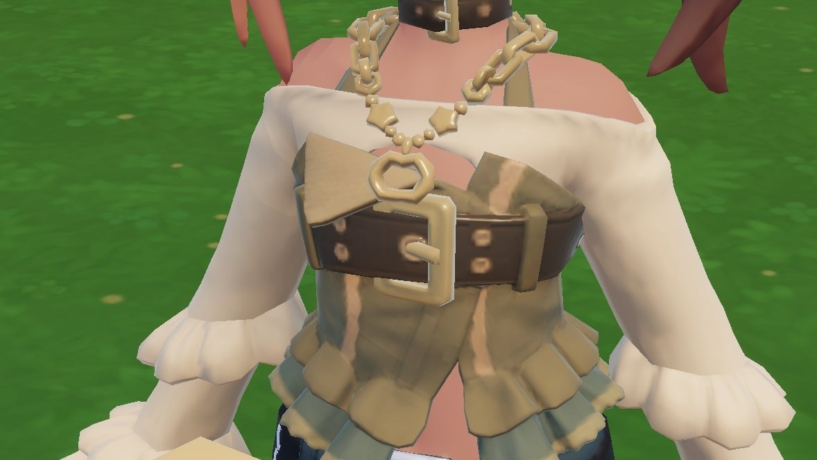 Baju apple jack ini sabuknya lepas di dada apa ga langsung tlnjng