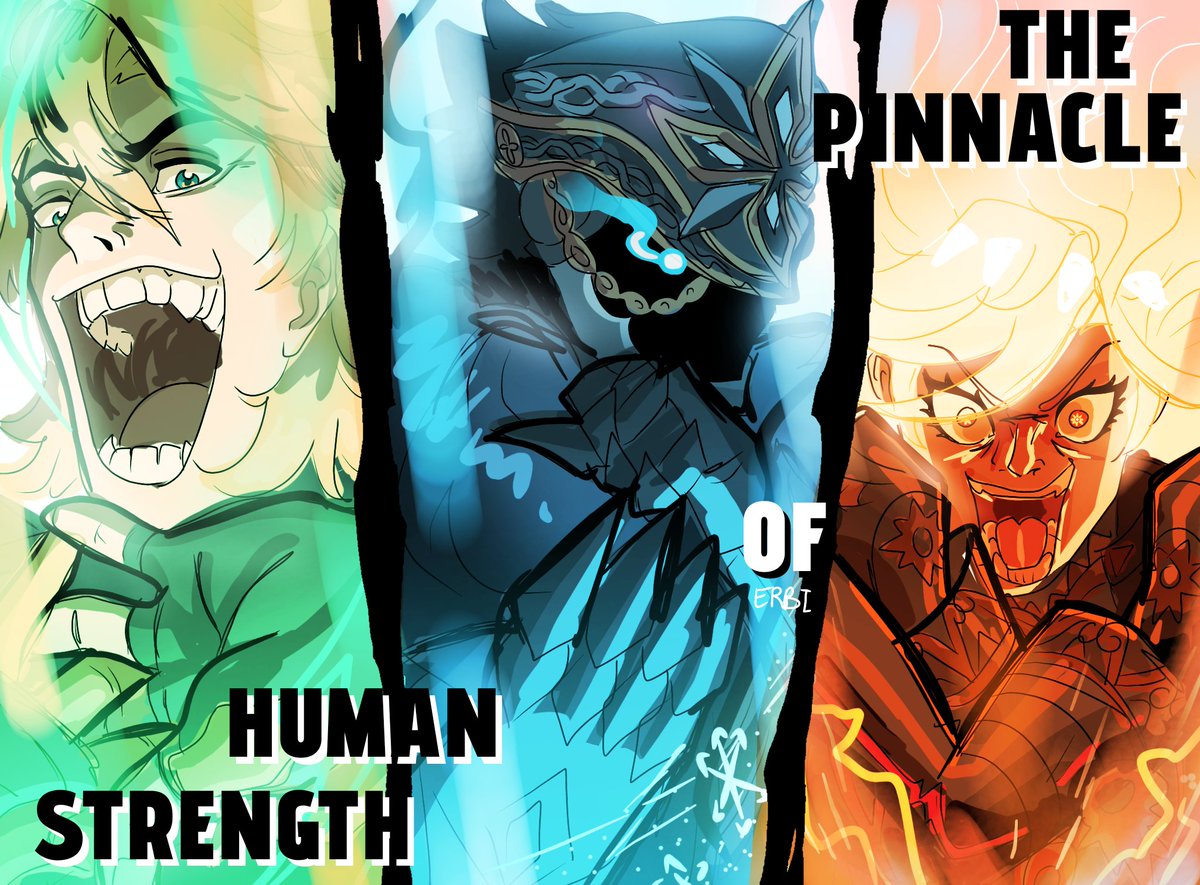 The indomitable human spirit.

#Varka #Capitano #Mavuika #GenshinImpact #ErbiArts