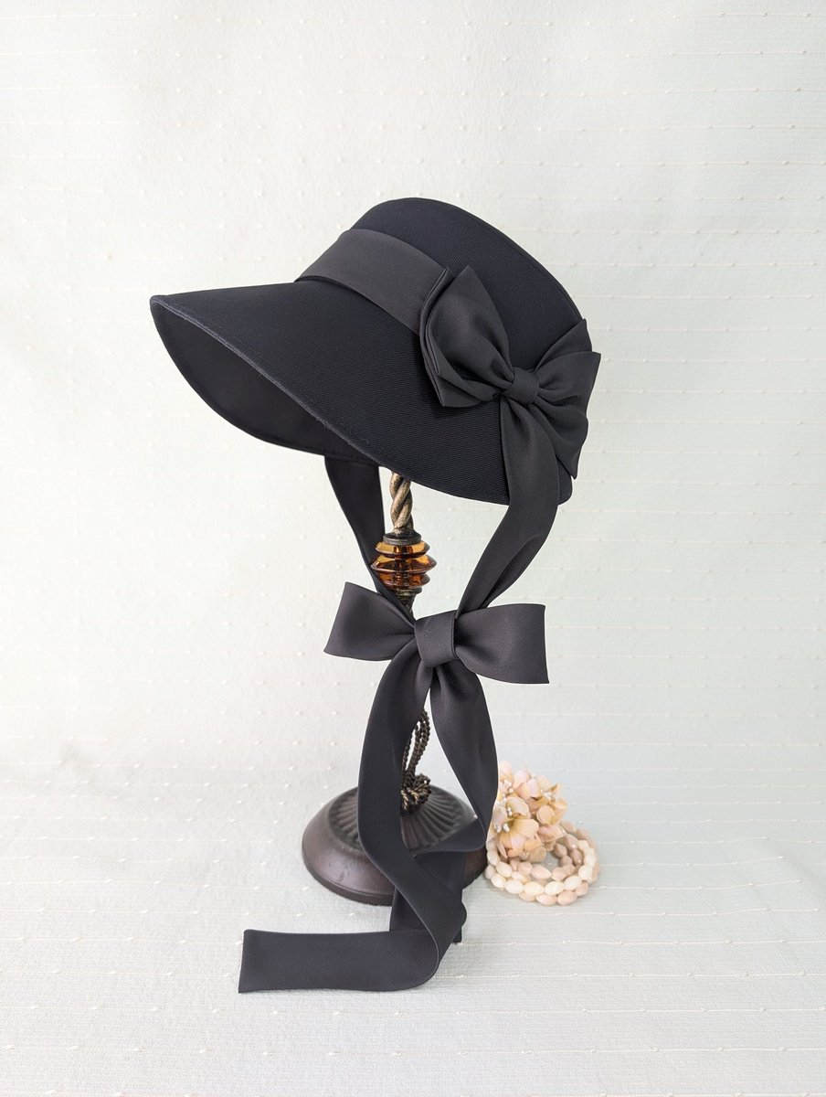 🕰️オースティンボンネット🕰️ ブラック こちらもオールシーズン