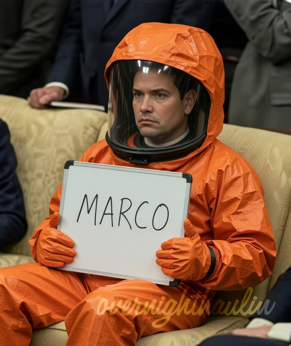 Marco Rubio has figured out the Aliens' language, now the President wants him to become their leader.