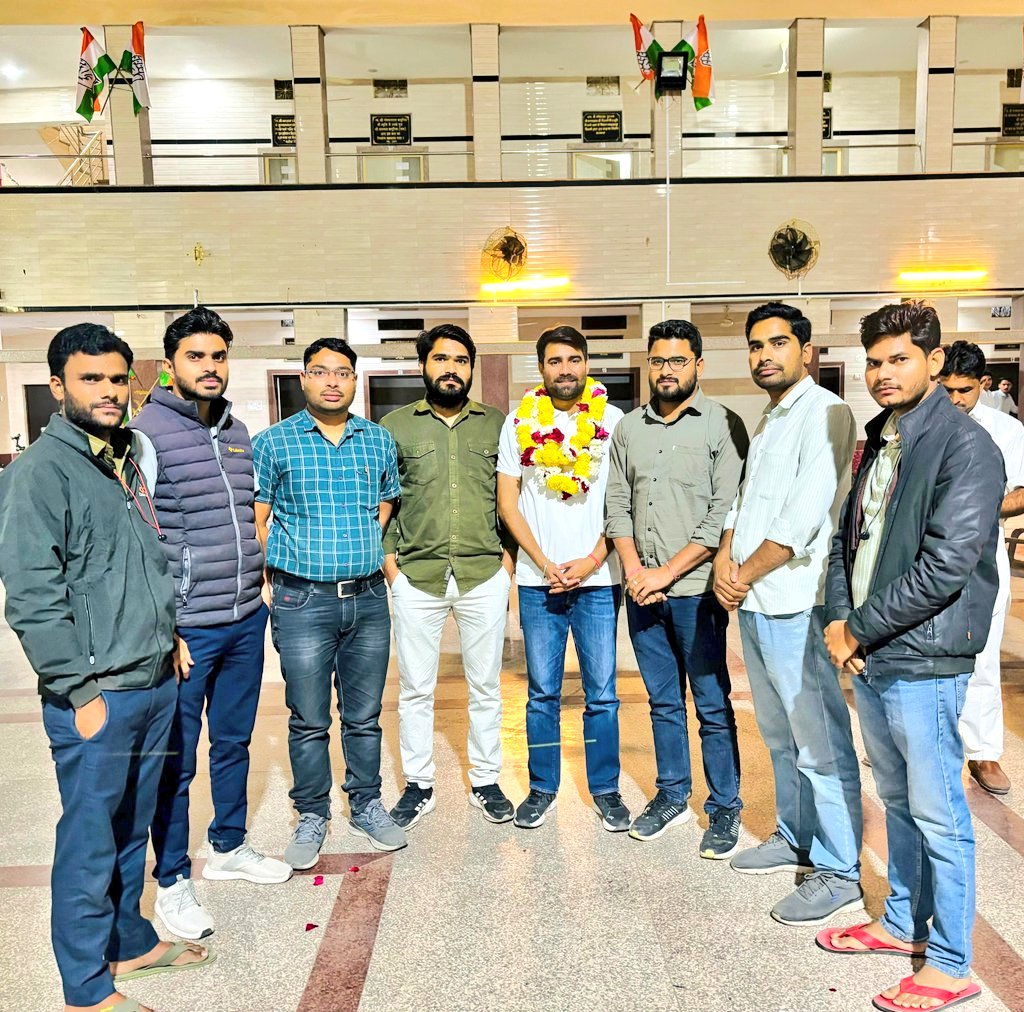 बड़ी खबर......

NSUI का राष्ट्रीय अध्यक्ष के तौर पर प्रिय मित्र विनोद जाखड़ को नियुक्त किया गया है।

<a href="/VinodJakharIN/">VINOD JAKHAR</a> को NSUI का राष्ट्रीय अध्यक्ष बनने पर बहुत बहुत शुभकामनाएं एवं बधाइयां 🎉🎉