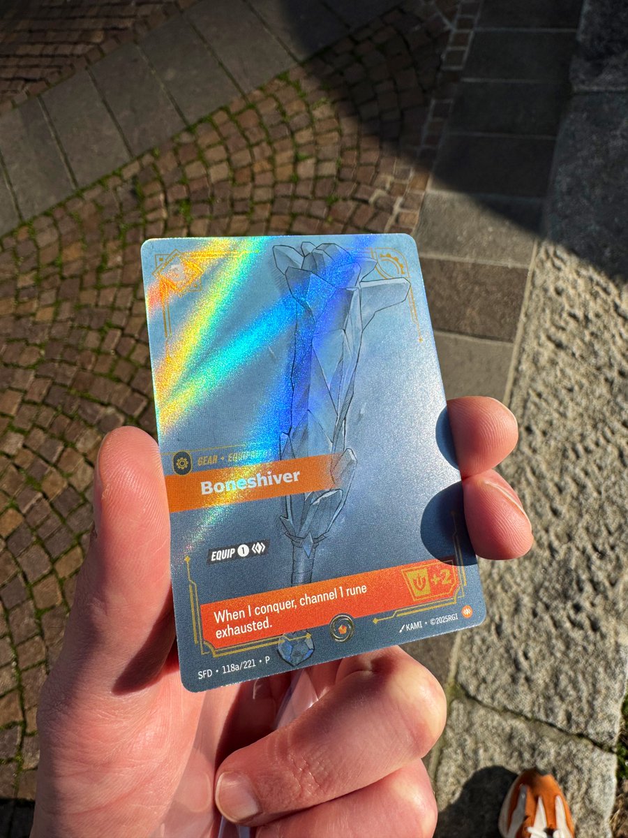 LotharHS's tweet photo. Picked up my badge and got the promo. The boneshiver looks really sweet! https://t.co/hwuIGl4KJ2