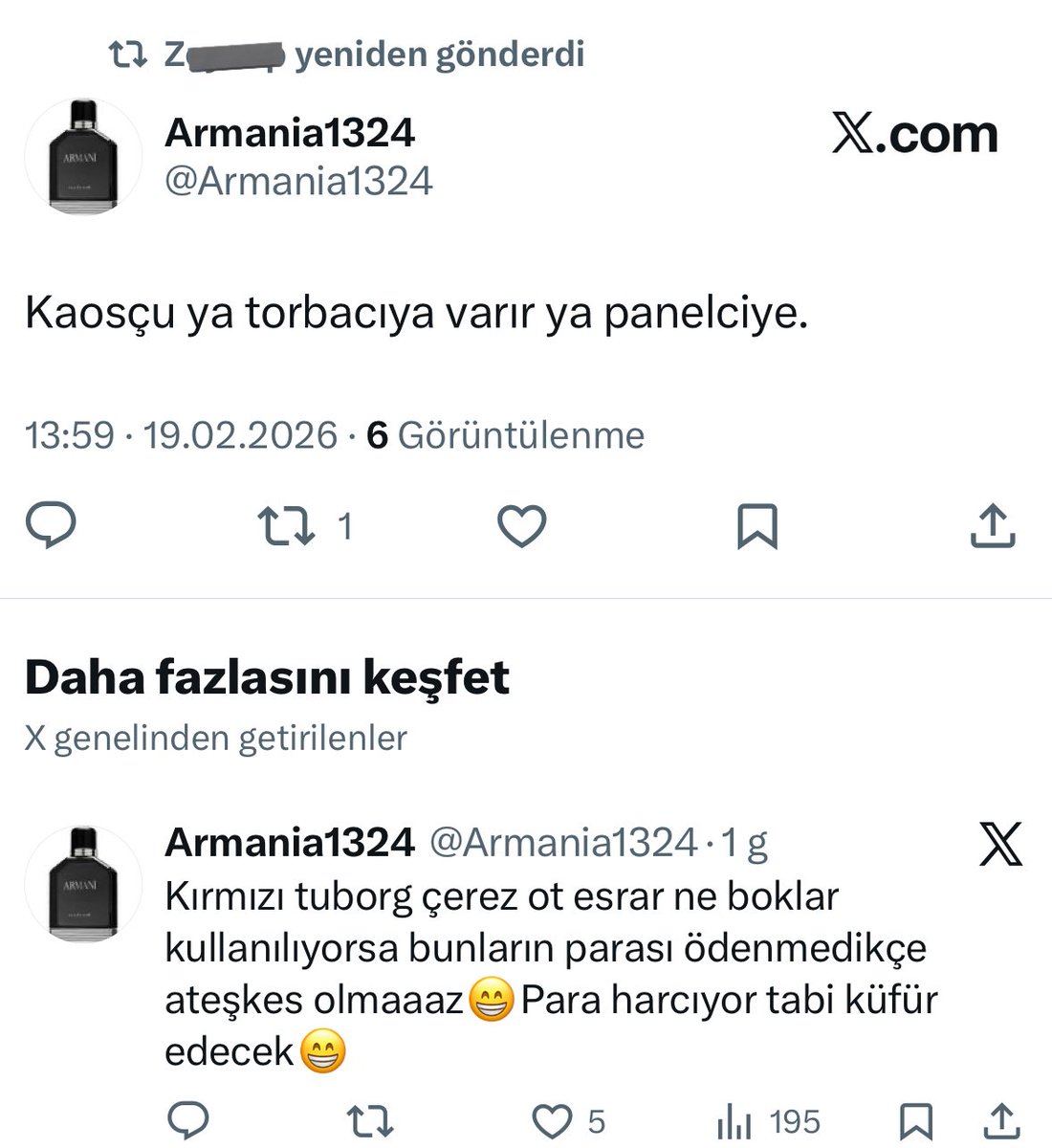 Şikayetçi olduğum kişi,başka bir sahte hesaptan PLANLI yapılan itibar suikastını rt yaptı.cevap verdikçe kendimi savunma hakkımın önüne geçmek için sahte hesaplardan saldırıp şahsıma mobing yapılıyor✔️