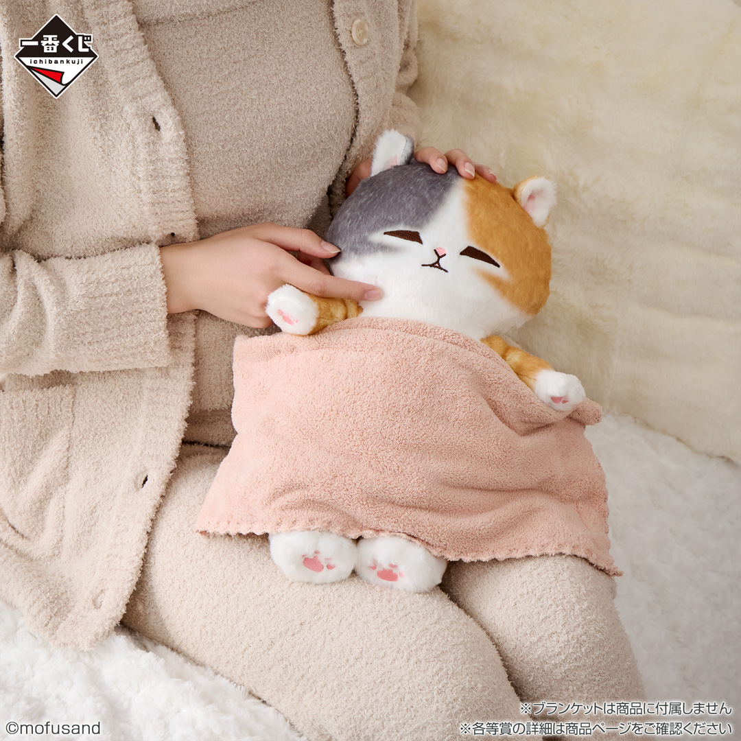 パジャマを脱いでおねんね😴／ 一番くじ mofusand にゃんこたちと