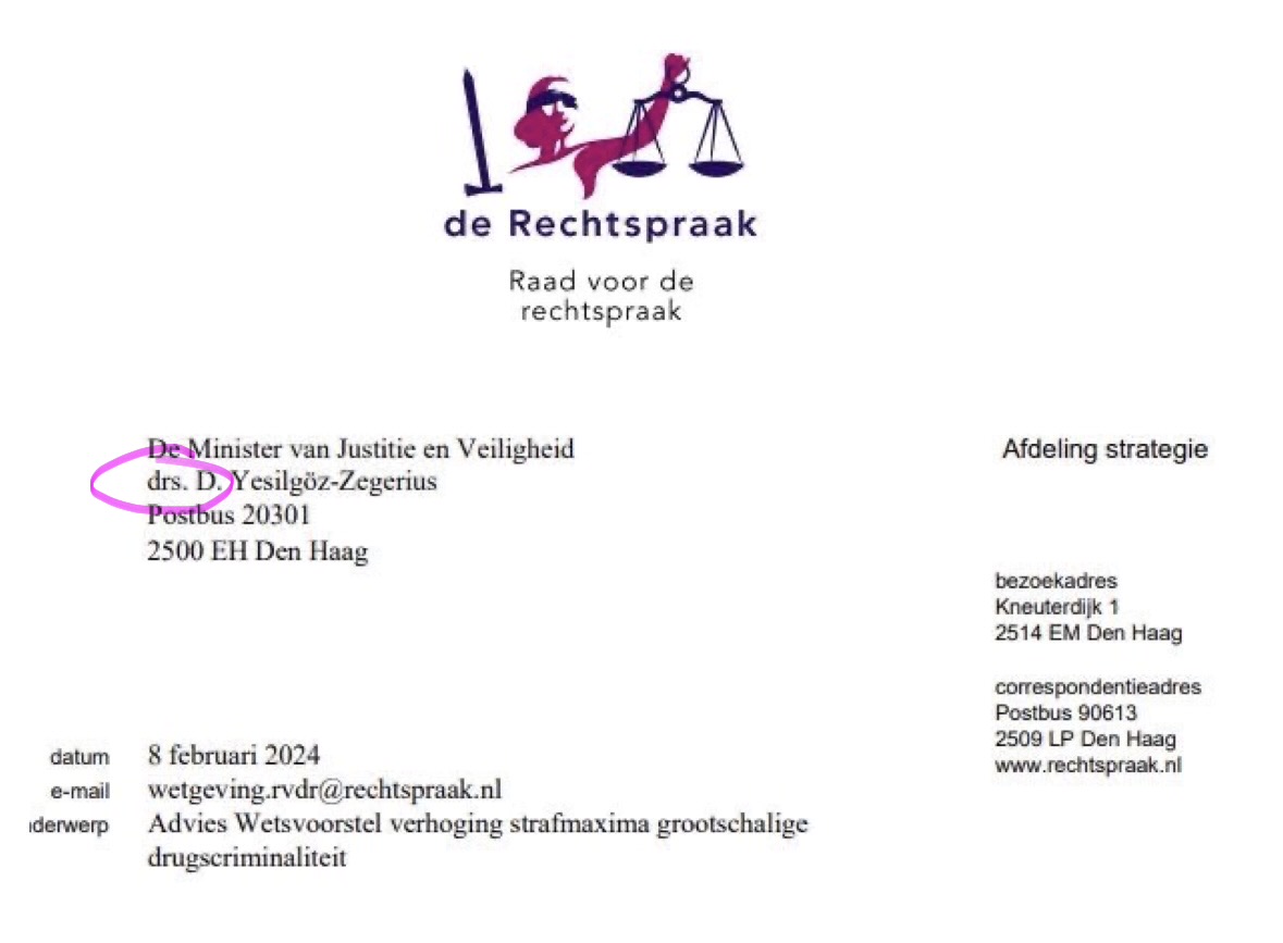 DalesGeert63675's tweet image. De smoes van Nathalie van Berkel was dat ze niet de hele dag zat te googlen om te kijken of iemand haar misschien ten onrechte 'drs' had genoemd. Ze kwam er niet mee weg. Die smoes kan Dilan Yesilgöz zeker niet ophangen want reken maar dat zulke brieven, met ambtelijk advies, op