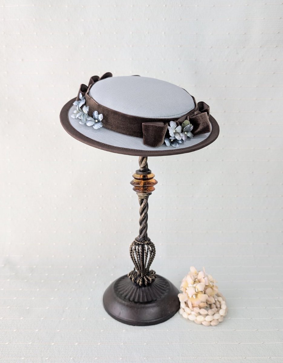 アノンハット様から新入荷のお帽子3点 《菫のミニミニキャノチエ