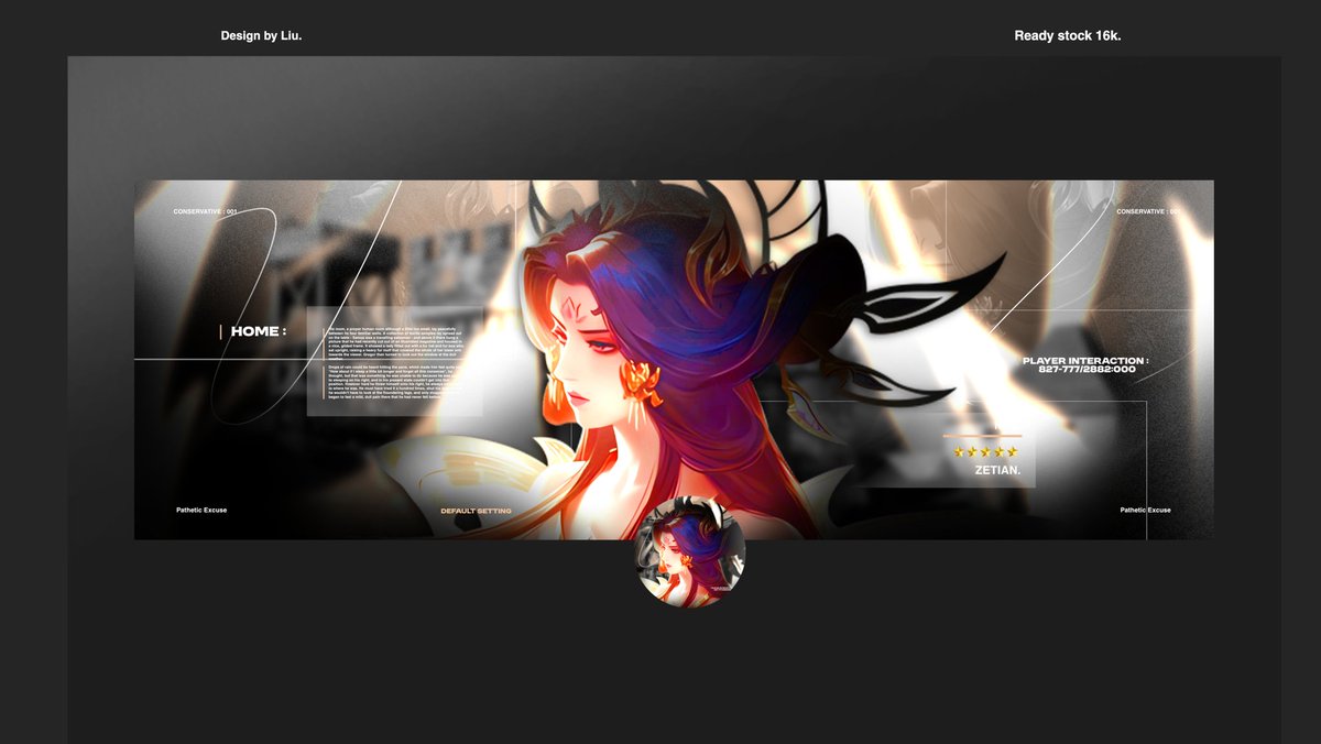 salno's tweet image. Help repost. 👾

Layout ready stock 2D MLBB
Aamon, Zetian, Floryn, Suyou, Xavier. 
16k QRIS. 

Makasih. 👾
#zonauang