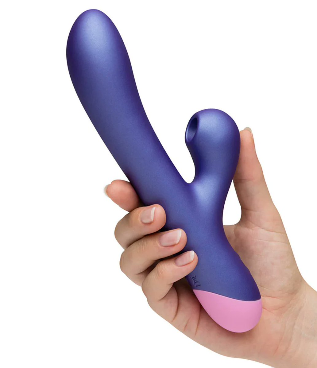 ROMP PULSE

ROMP Pulse is a rabbit vibrator with Pleasure Air clitoral stimulation and internal G-Spot vibrator arm. Experiment with dual motors to immerse yourself in intense sensations while customizing your blended orgasm bliss. Adjust the settings to discover the perfect