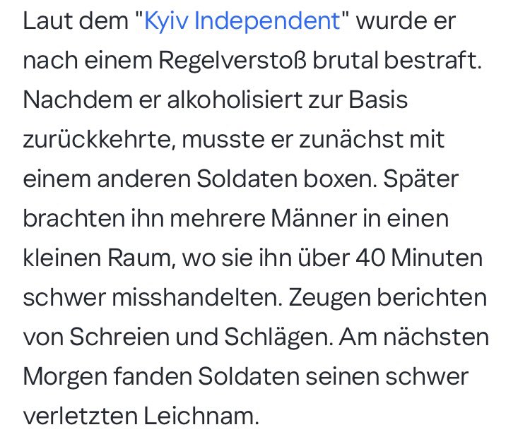 Ukrainer töten ihre eigenen Leute !

😩😩😩😩😩😩

Wer nicht spurt wird bestraft !!!!!

Und wir geben ihnen Geld ….

.