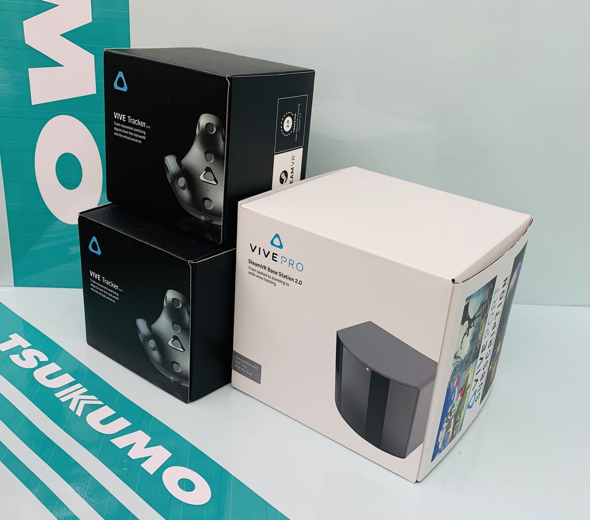 本店Ⅱ2F】 VRでのフルボディトラッキングに人気の2品 HTC 製 『VIVE