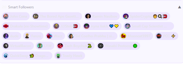 Mtradinggg's tweet photo. @ClipX0_ Can you change the color of the name on smart followers like black https://t.co/CSjvUMURkb
